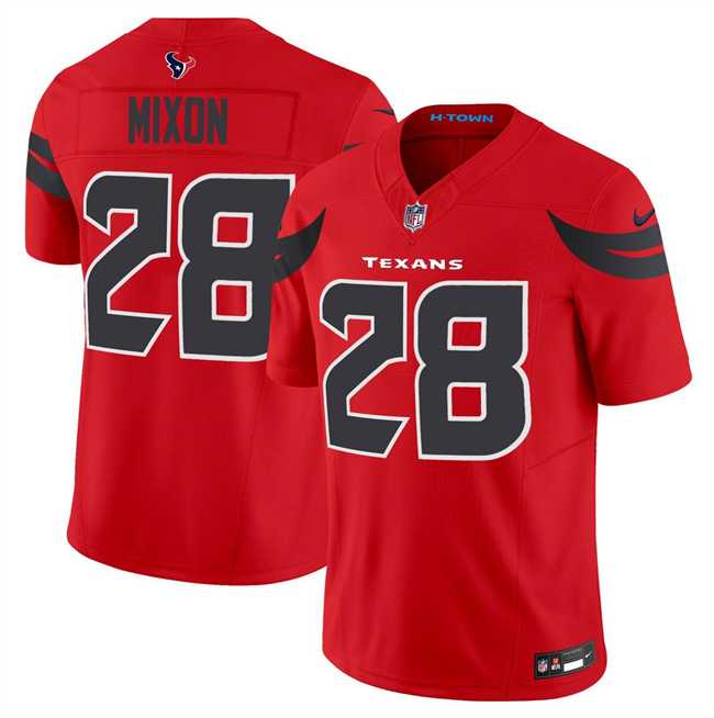 Men & Women & Youth Houston Texans #28 Joe Mixon Red 2024 Alternate F.U.S.E Limited Stitched Jersey